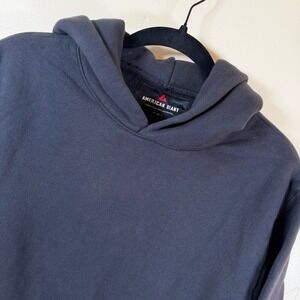 American Giant Unisex American Vintage Pullover Hoodie XS Washed Black Fleece